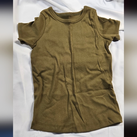 Handmade Olive green Childerns t shirt - Picture 1 of 3
